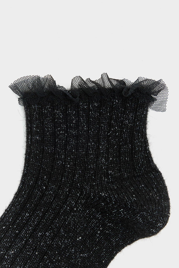 Baso Ankle Socks - Black