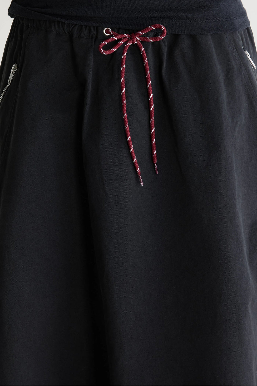 Harlin Relaxed Midi Skirt - Black