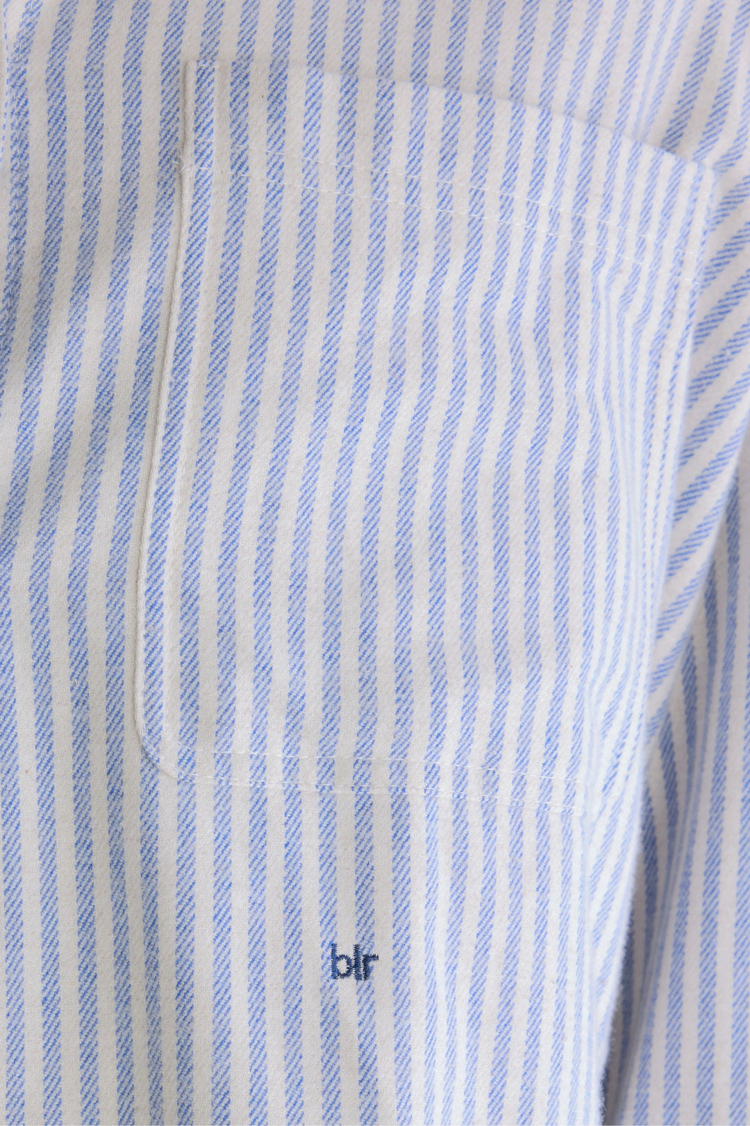Jaxie Relaxed Stripe Shirt - Light Blue