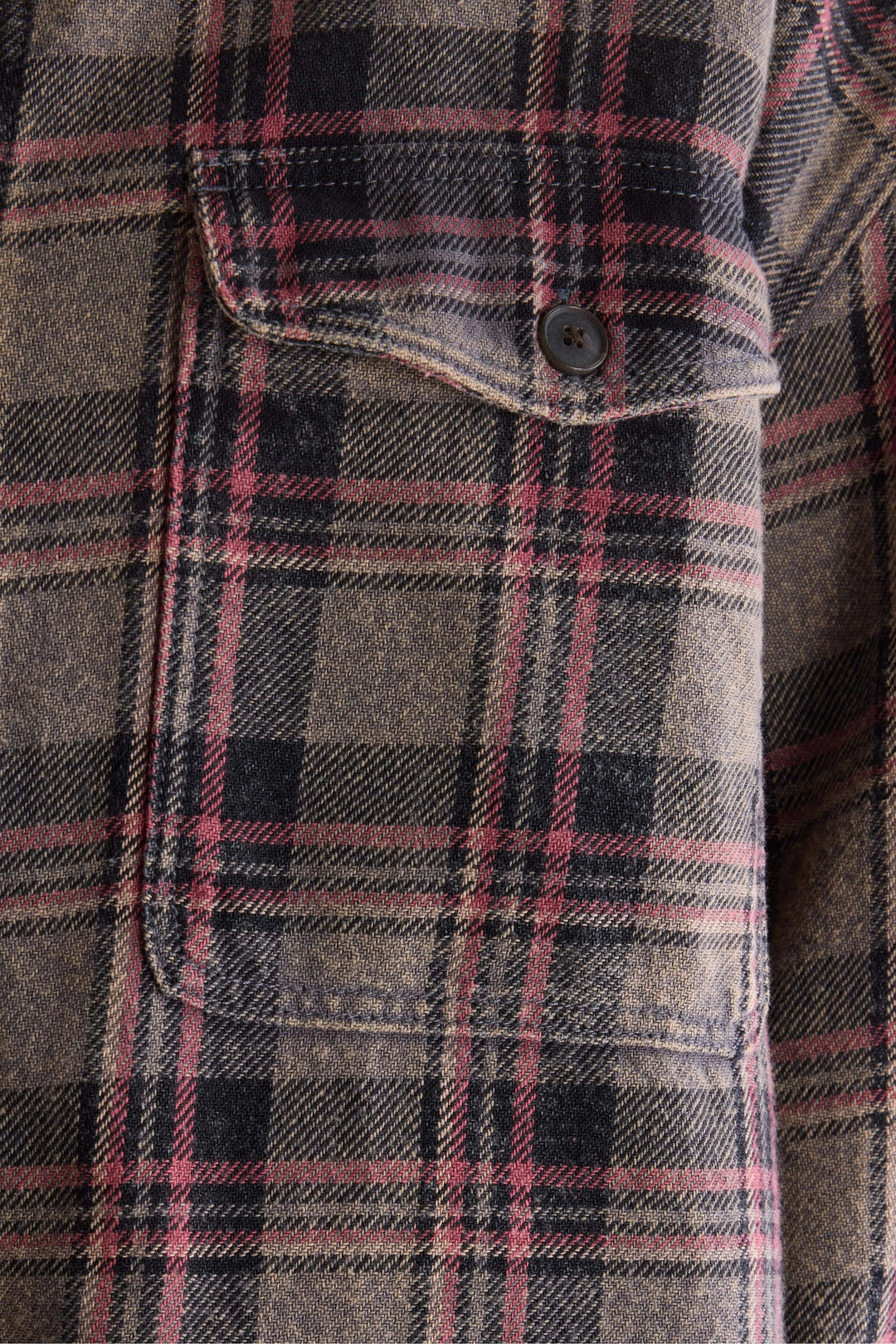 Snow relaxed checked shirt - Brown
