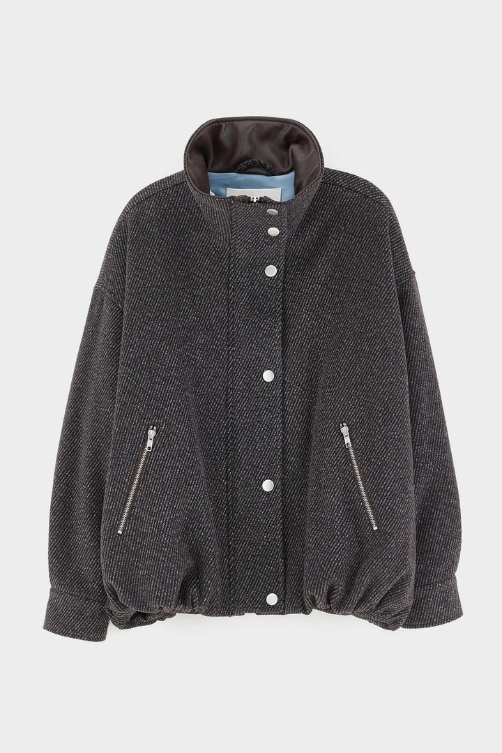 Jellis Woven Jacket - Dark Roast/Charcoal