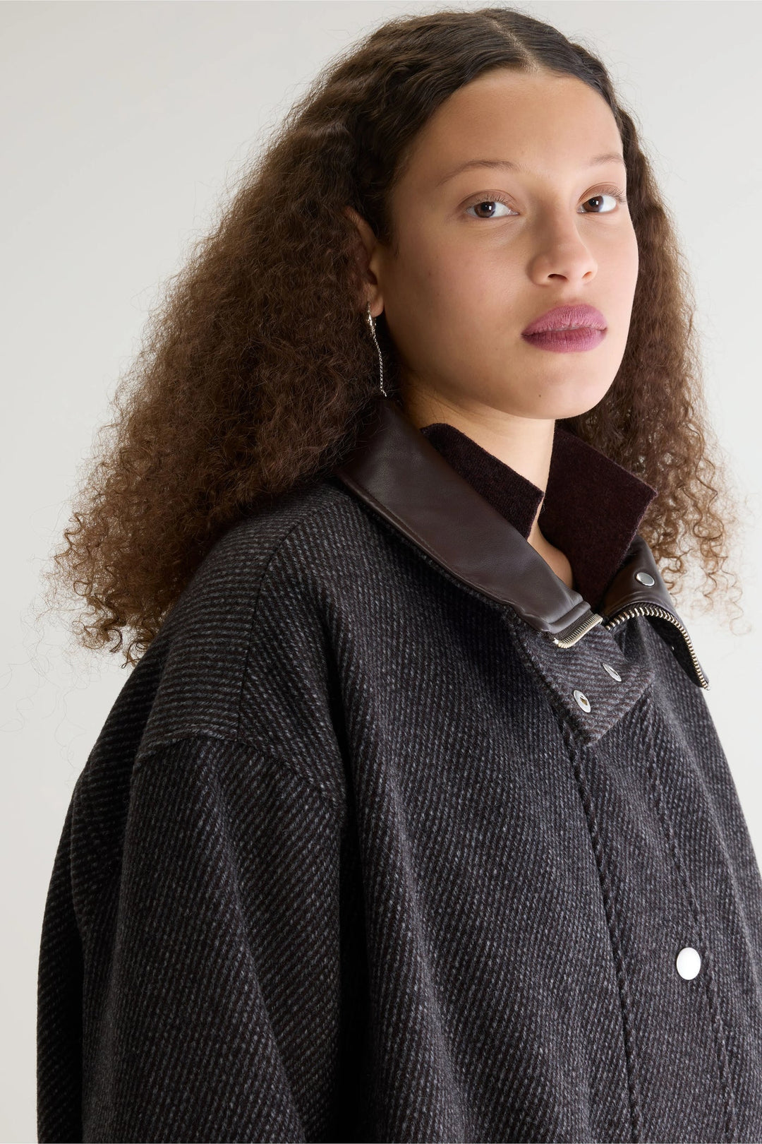 Jellis Woven Jacket - Dark Roast/Charcoal