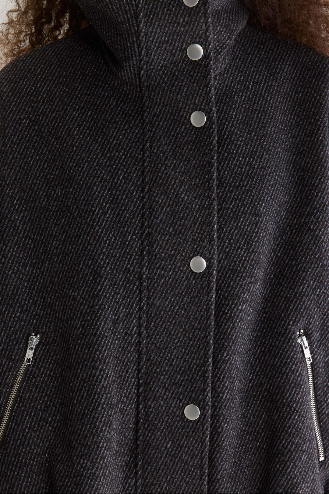 Jellis Woven Jacket - Dark Roast/Charcoal