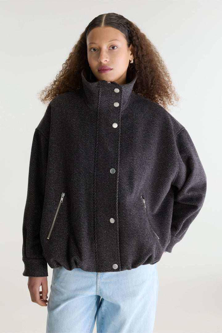 Jellis Woven Jacket - Dark Roast/Charcoal