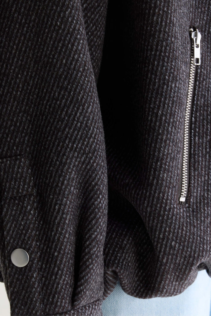 Jellis Woven Jacket - Dark Roast/Charcoal