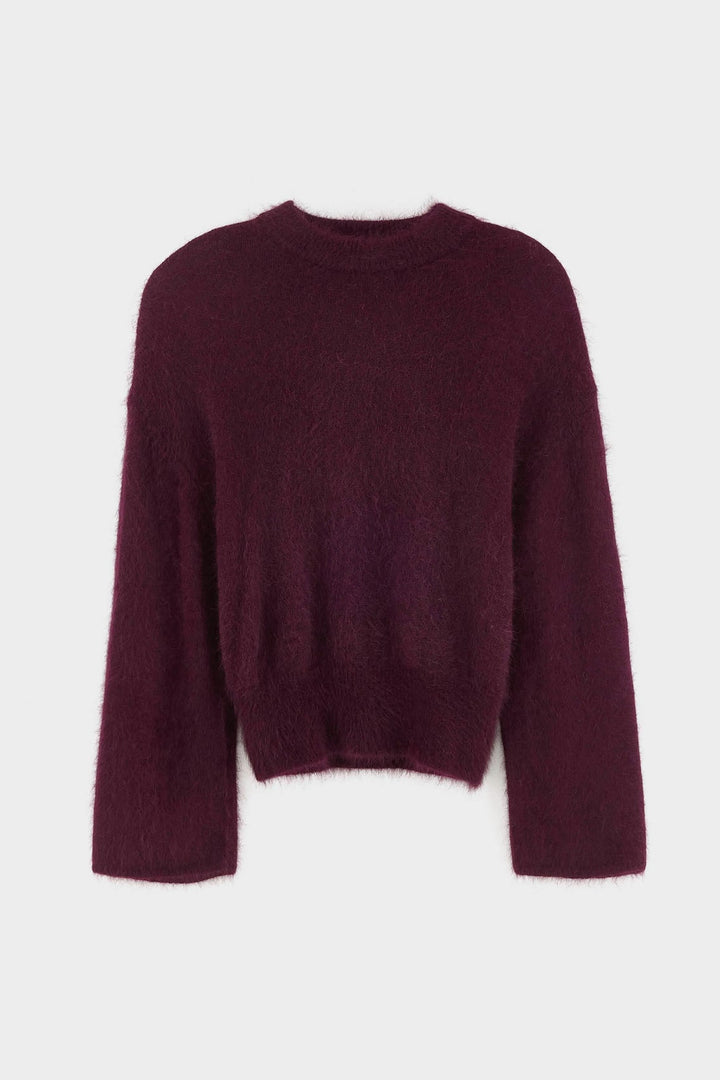 Dateko Crewneck Knit - Cordovan