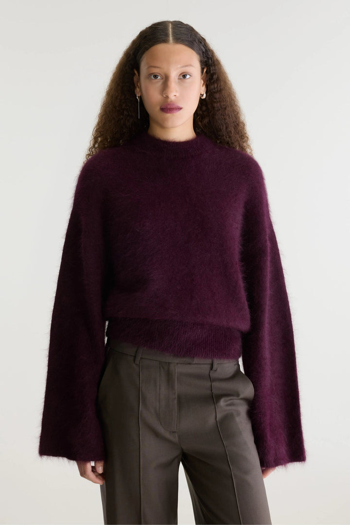 Dateko Crewneck Knit - Cordovan