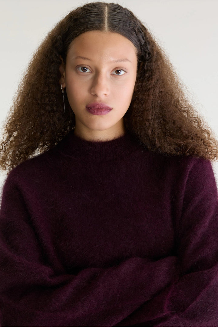 Dateko Crewneck Knit - Cordovan