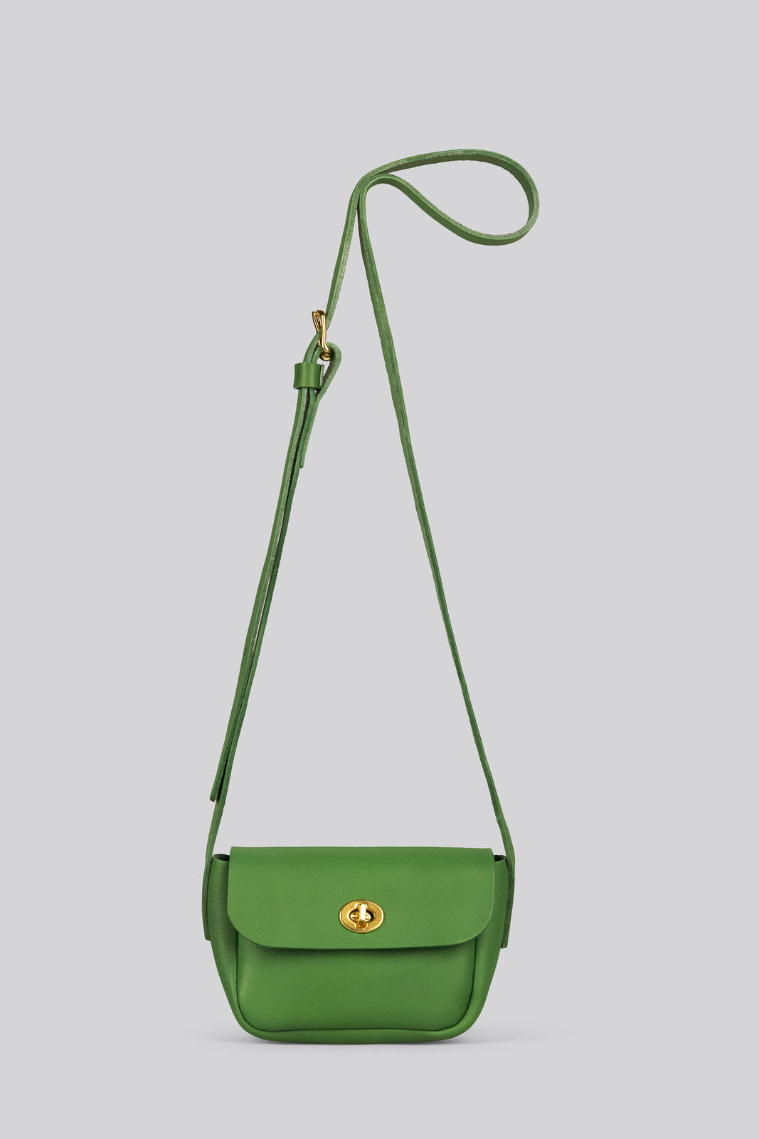Betty Small Crossbody Bag - Grainy Green - Frontiers Woman