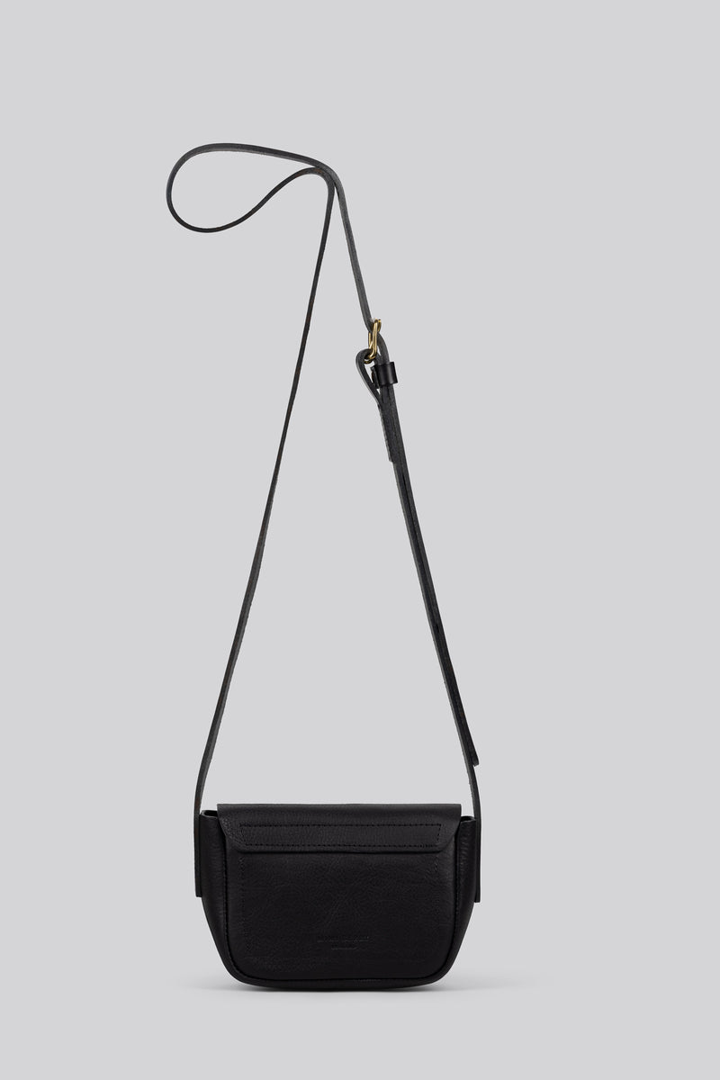 Betty Small Crossbody Bag -  Grainy Black