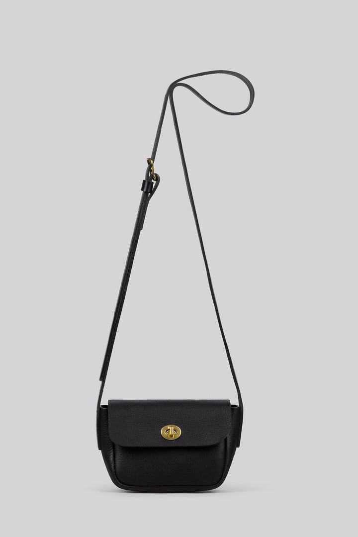 Betty Small Crossbody Bag -  Grainy Black