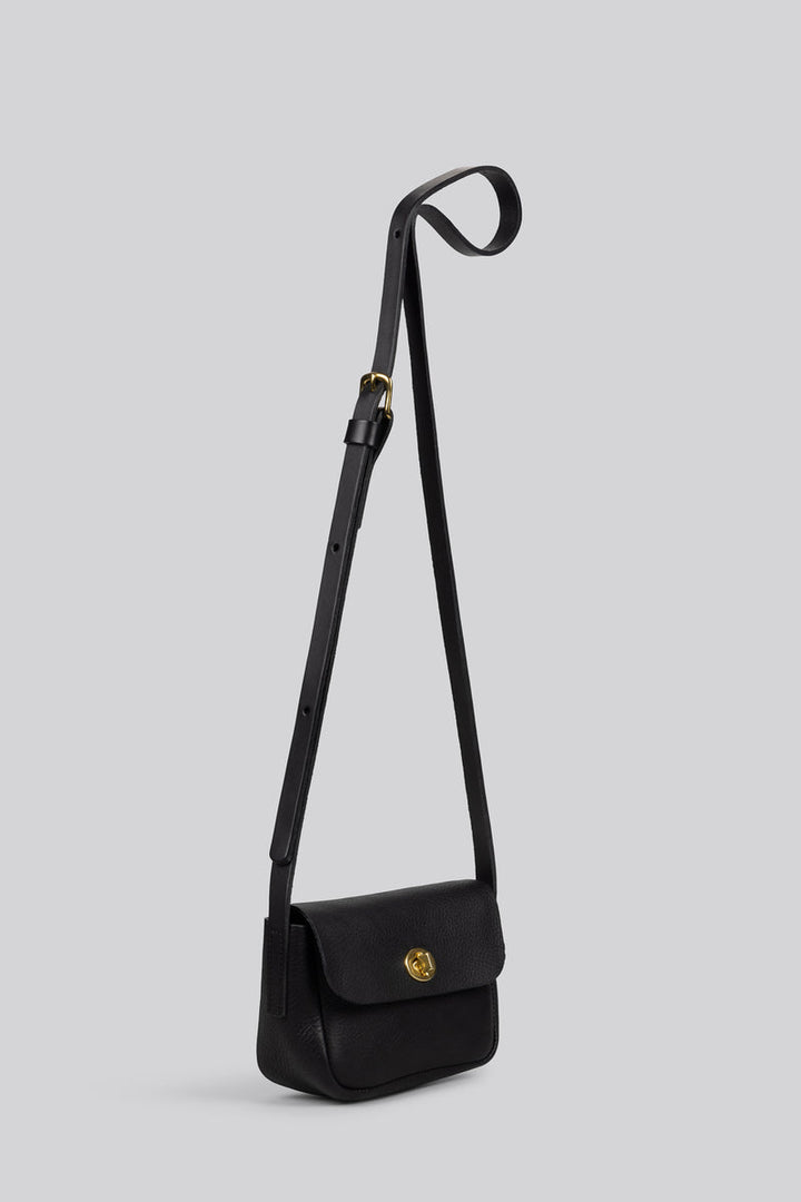 Betty Small Crossbody Bag -  Grainy Black
