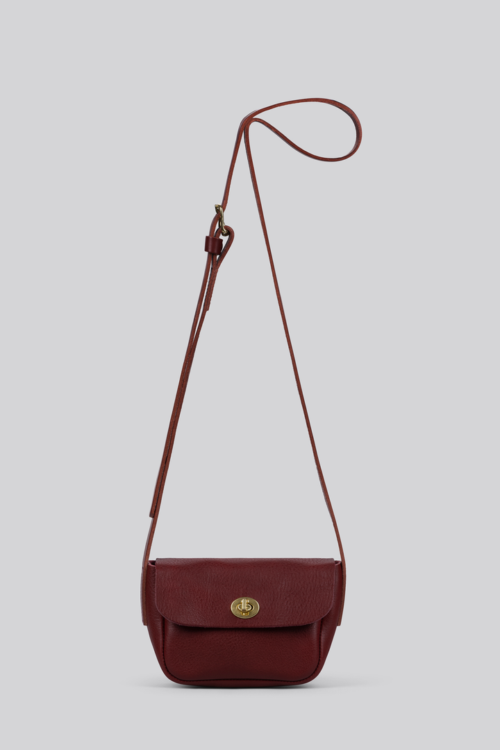 Betty Crossbody Bag - Grainy Merlot