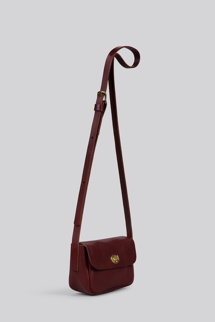 Betty Crossbody Bag - Grainy Merlot