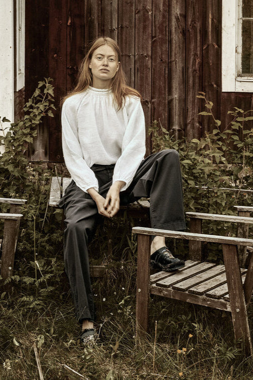 Wide Trousers - Dark Brown