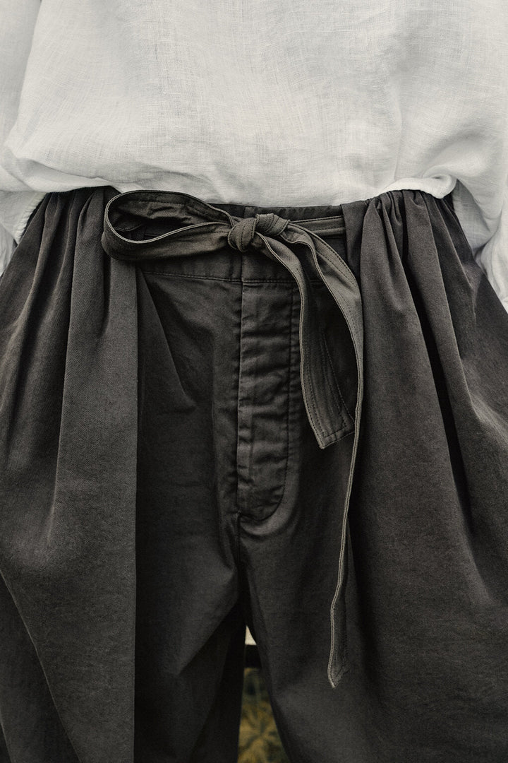 Wide Trousers - Dark Brown