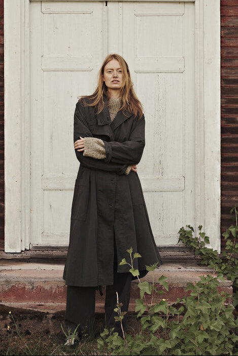 Wide Coat - Dark Brown