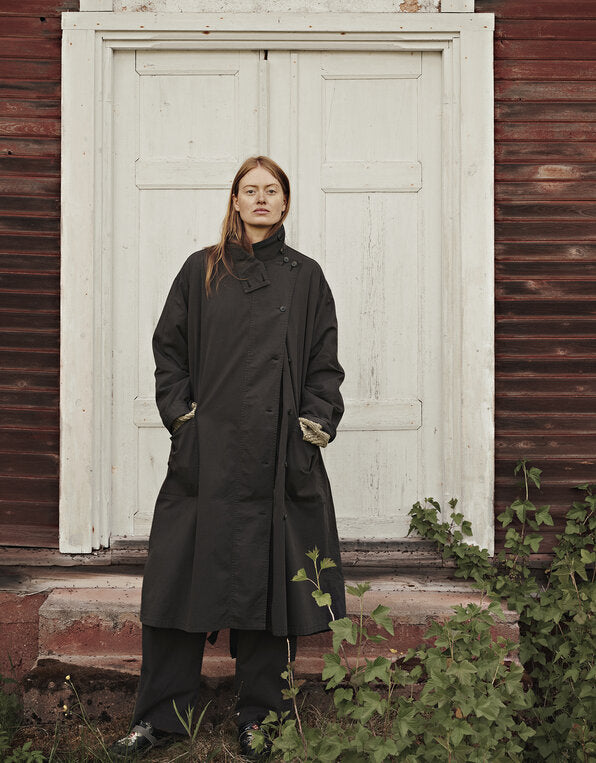 Wide Coat - Dark Brown