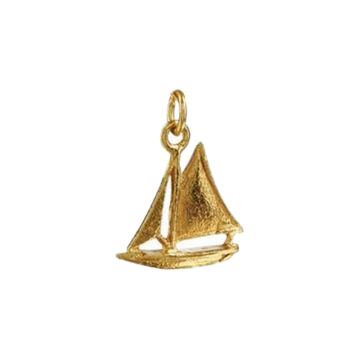 Mini Sailing Boat Charm Necklace