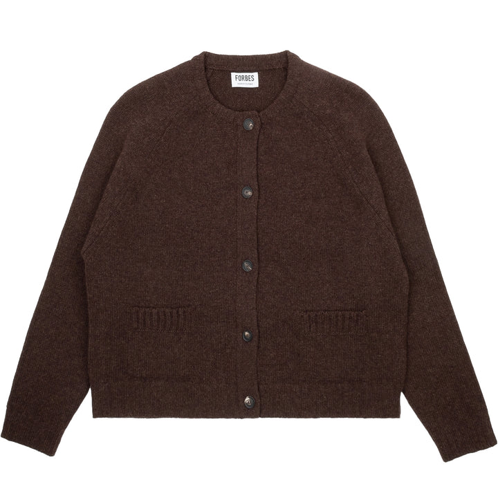 Raglan Sleeve Cardigan - Hickory