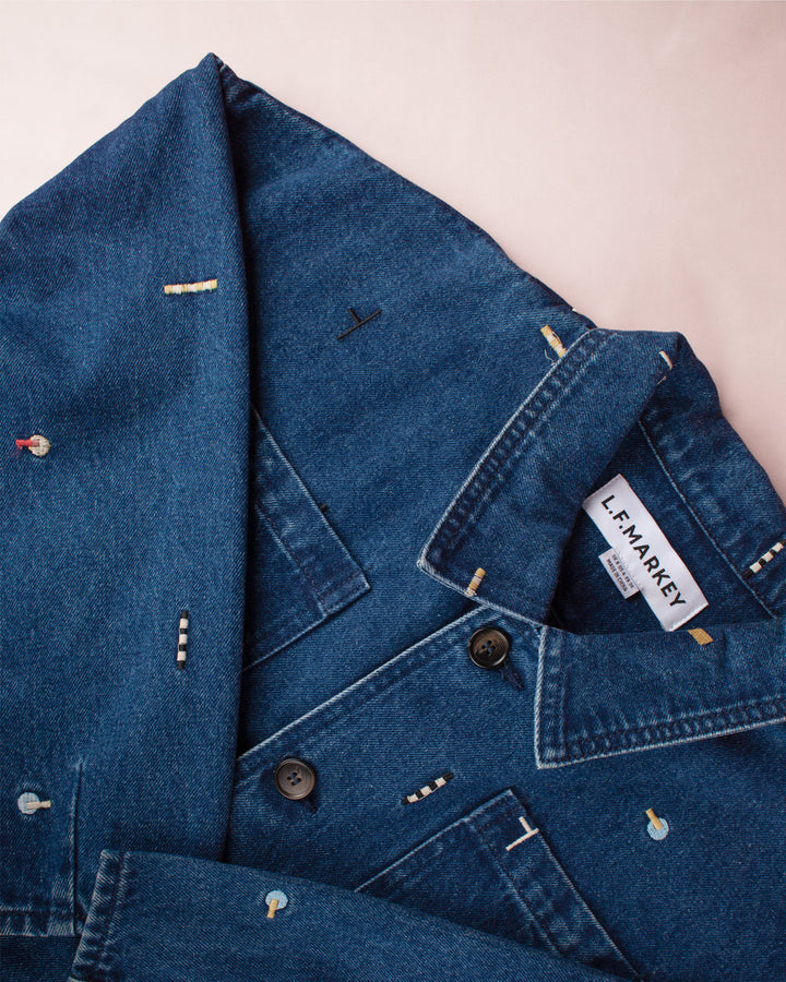 Carson Chore Coat Embroidered - Puzzle Embroidery