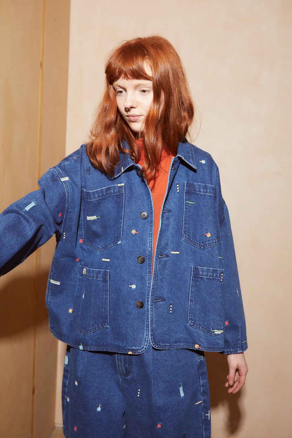 Carson Chore Coat Embroidered - Puzzle Embroidery