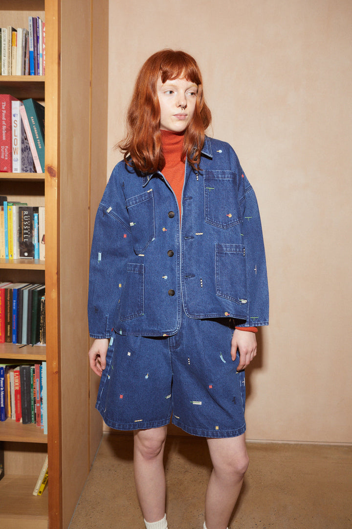 Carson Chore Coat Embroidered - Puzzle Embroidery