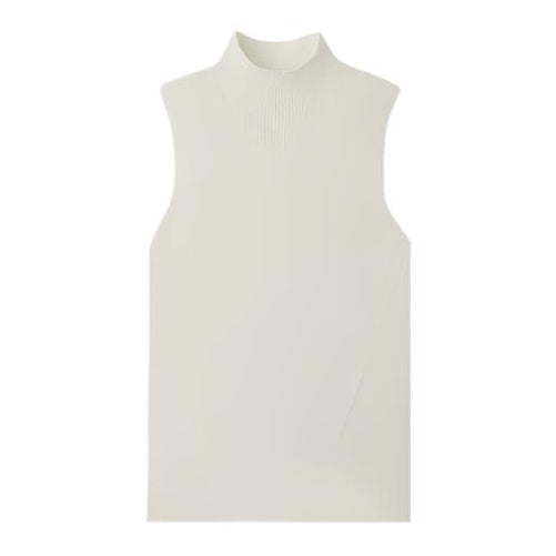 Portrait Sleeveless Top - White