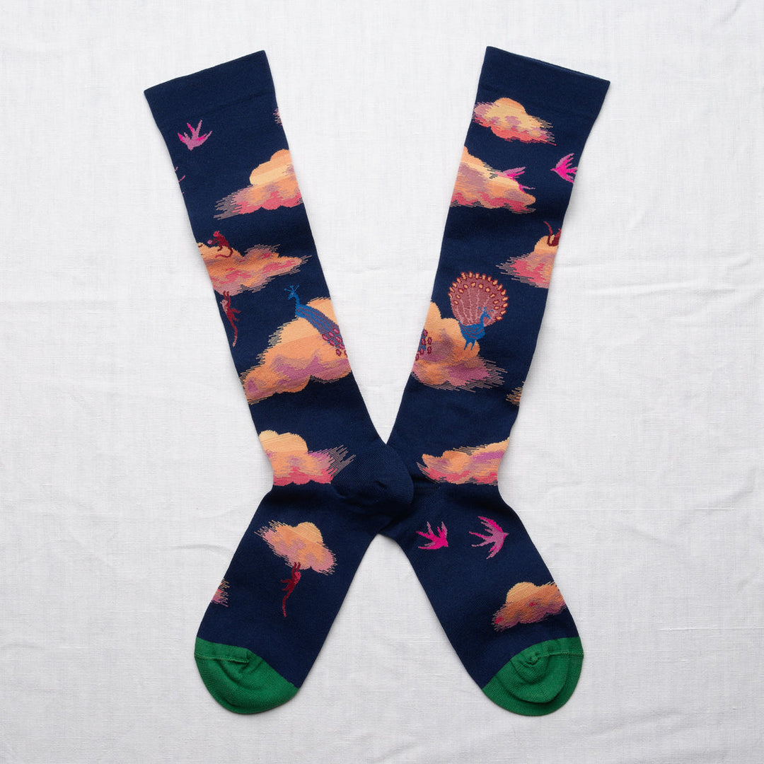 Cloud Knee-Highs - Marine