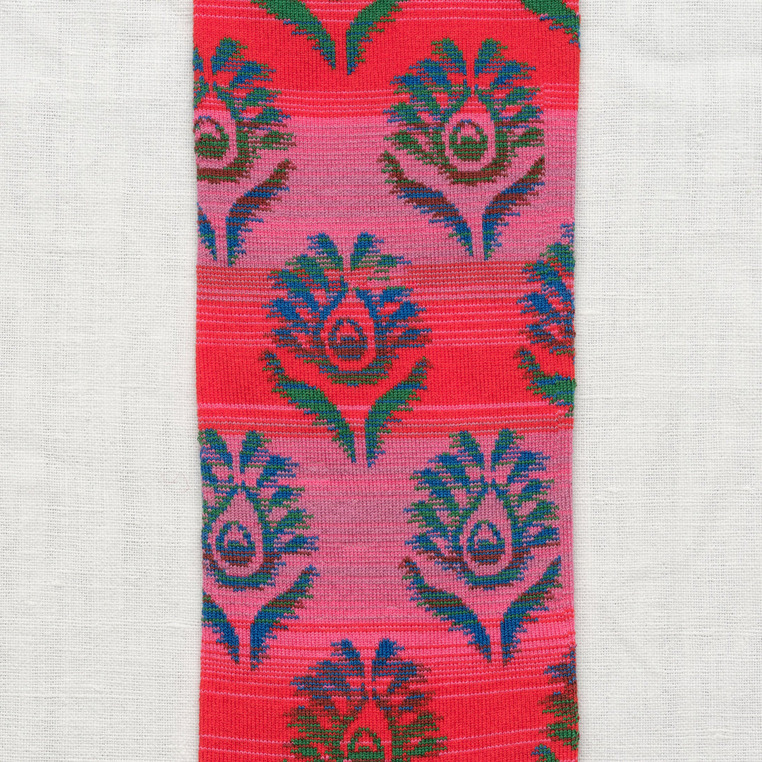 Paisley Knee-Highs - Pink