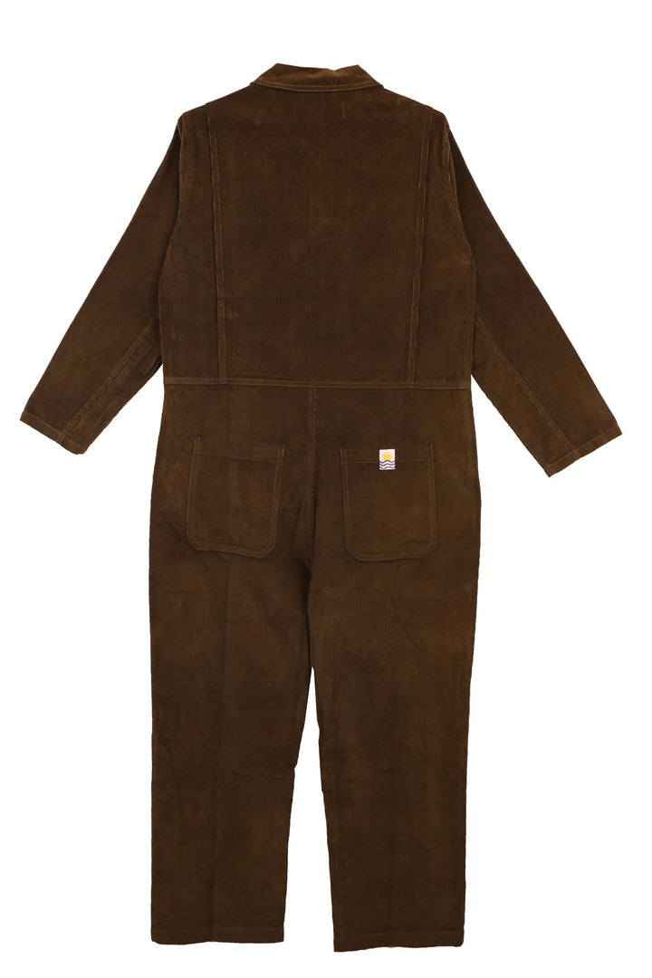 Dominic Boilersuit Corduroy - Dark Olive