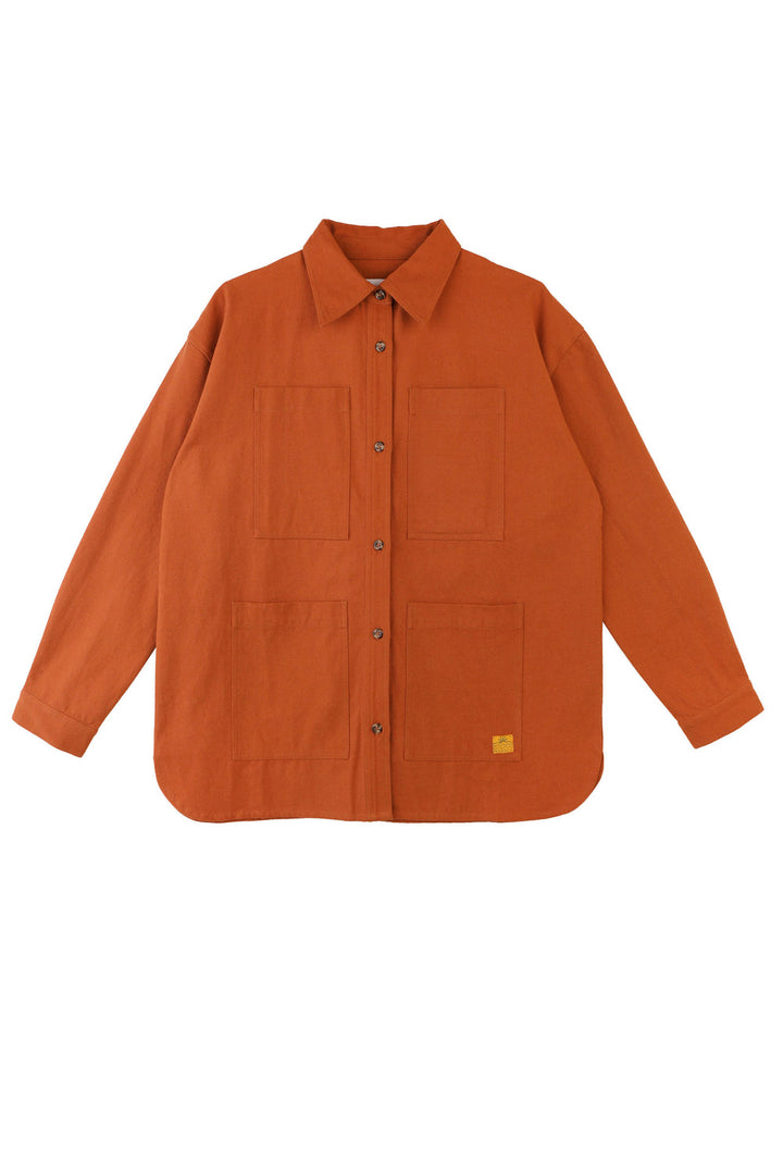 Wright Overshirt - Terracotta