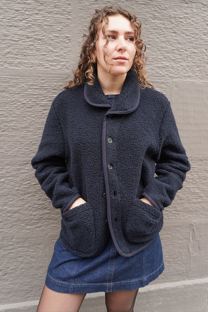 Lancaster Jacket - Navy Alvar Fleece