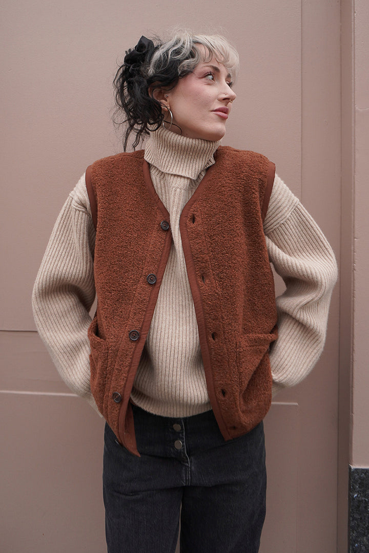 Lancaster Gilet - Cumin Alvar Fleece