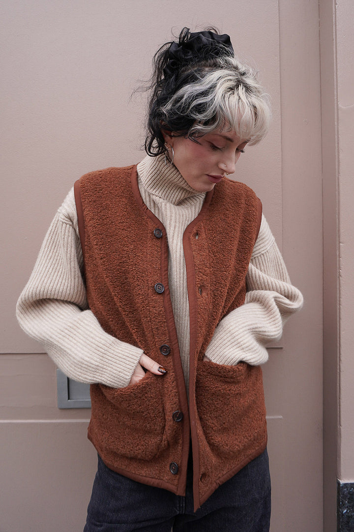 Lancaster Gilet - Cumin Alvar Fleece