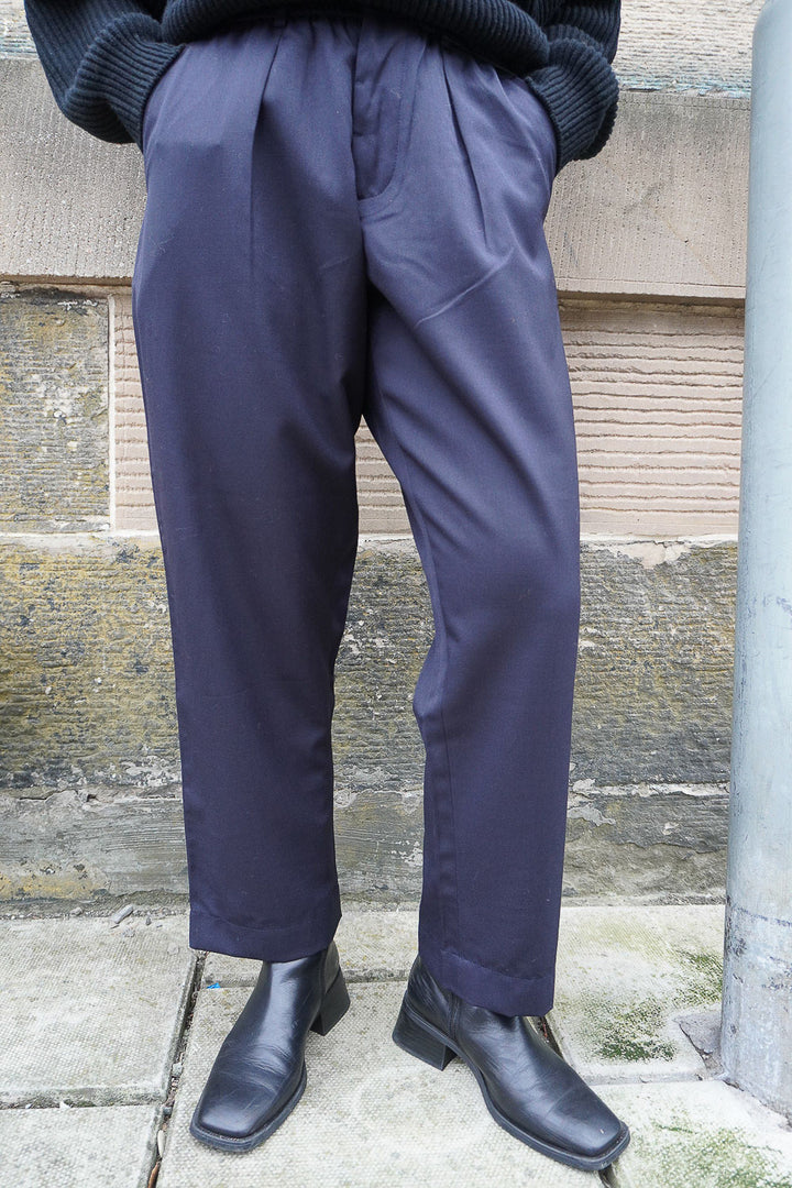 Oxford Pant - Navy Travel Suiting