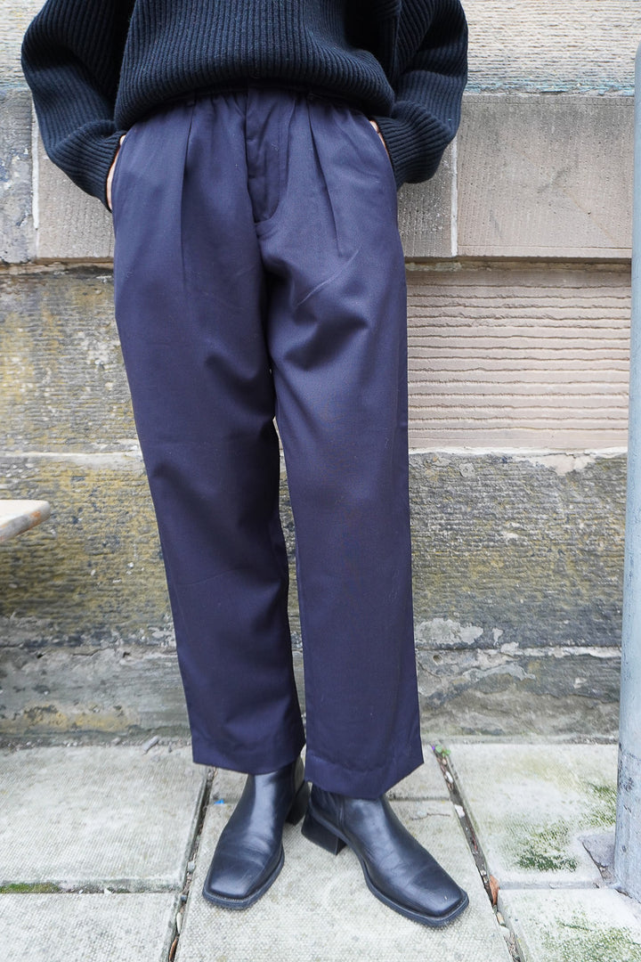 Oxford Pant - Navy Travel Suiting