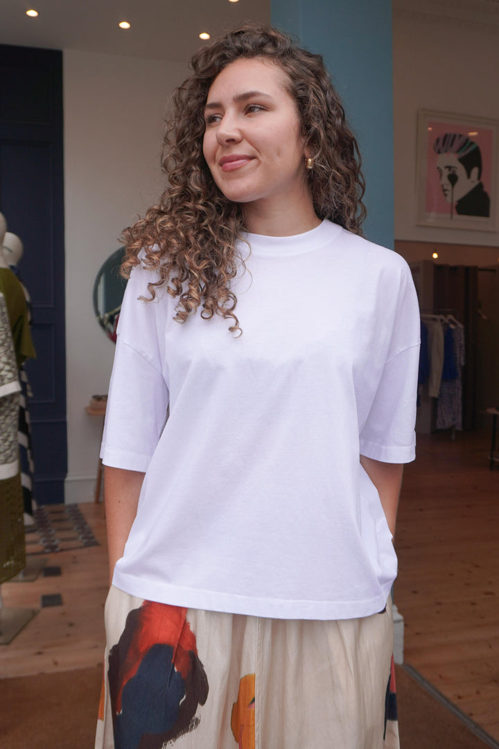 Boyfriend T-shirt - Graphic White