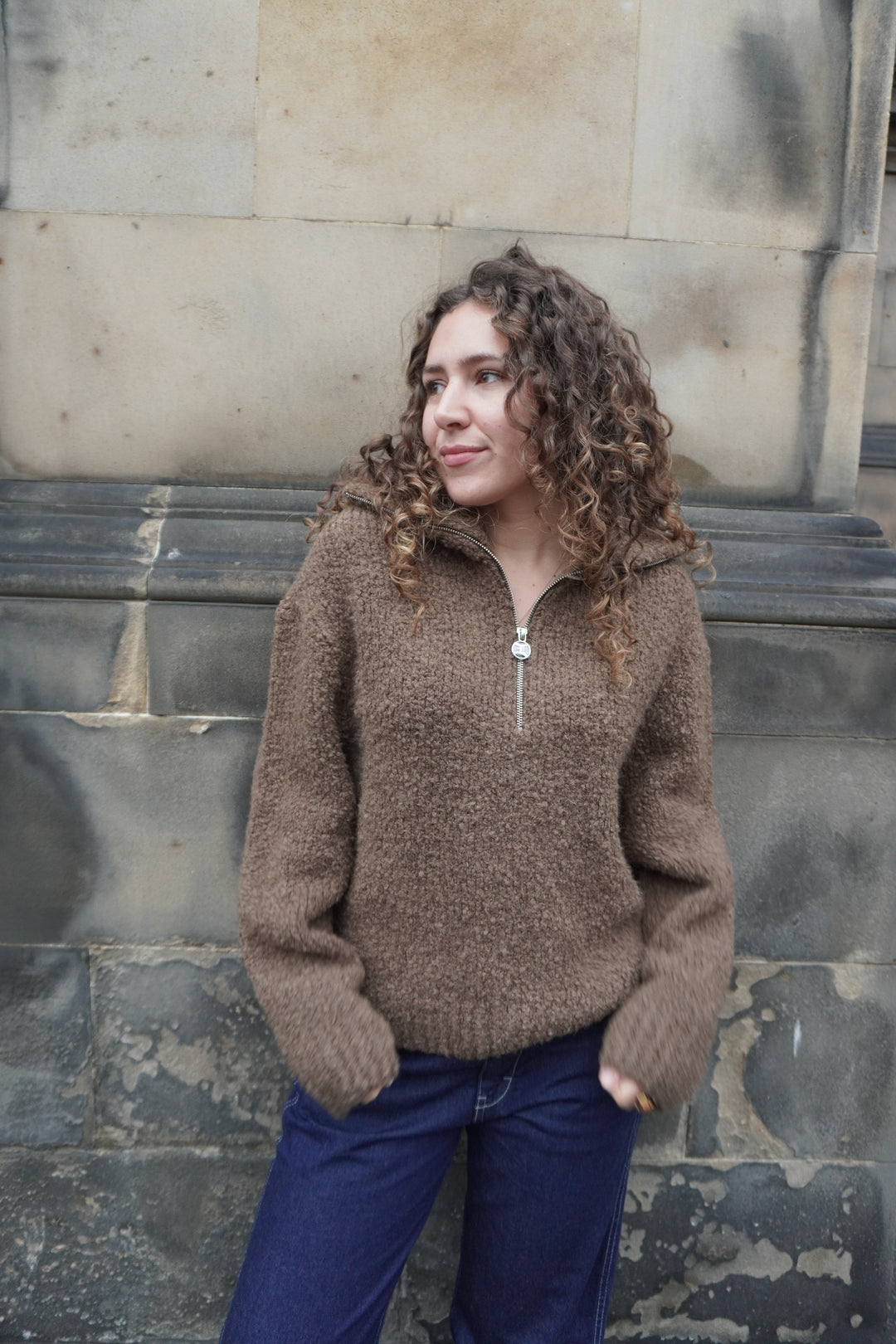 W' Neva Sweater - Taupe