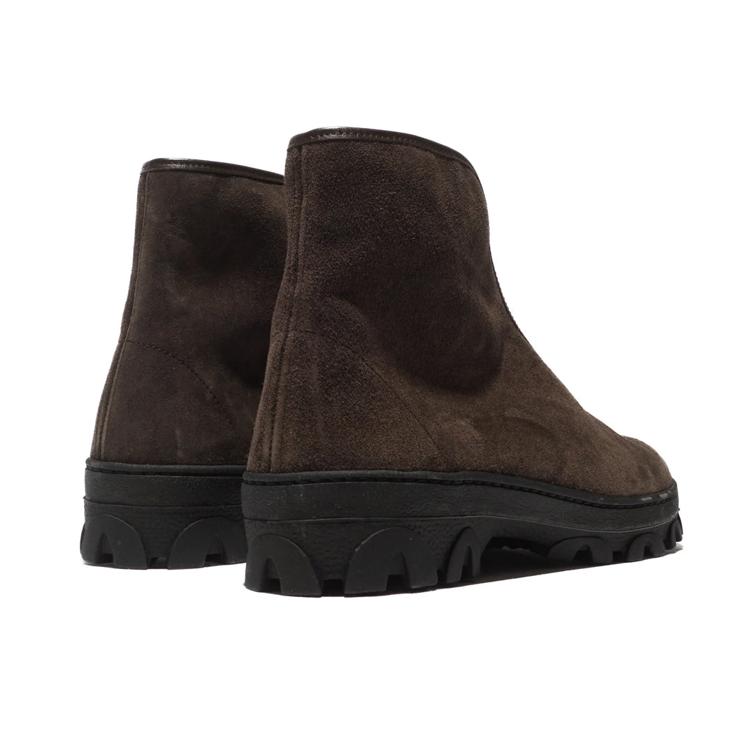 Russian Military Boots - Brown Suede