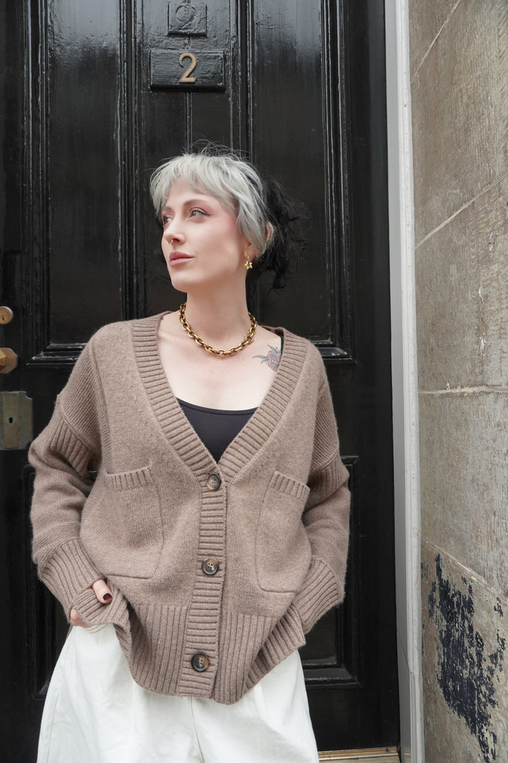 Guernsey Cardigan - Late Autumn