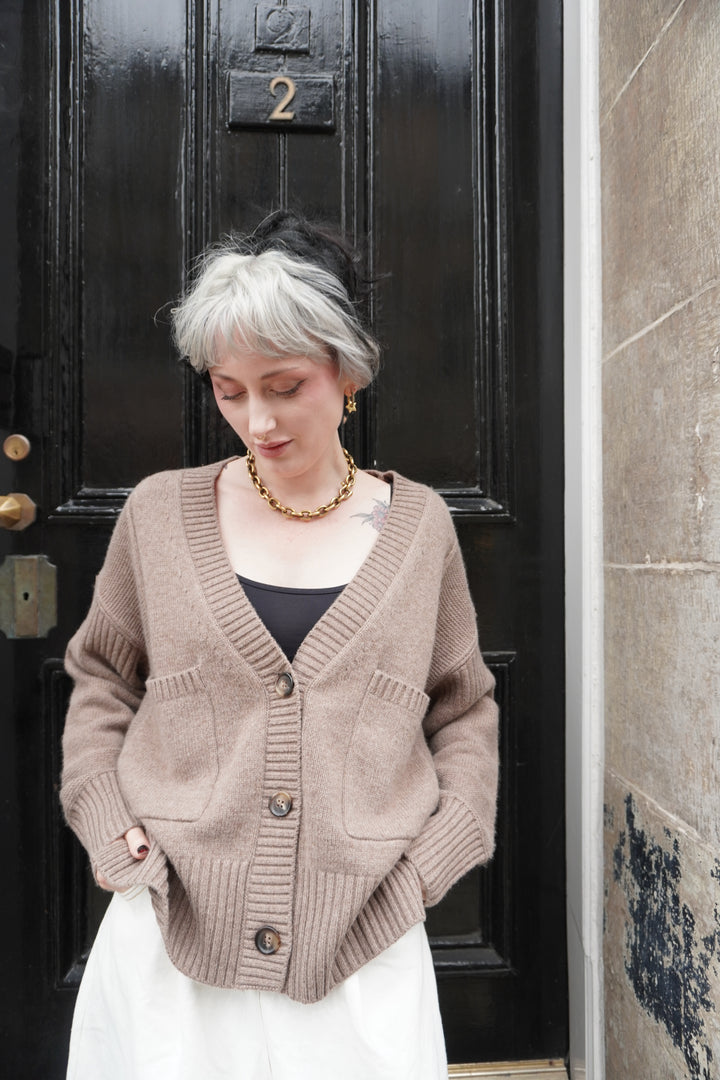 Guernsey Cardigan - Late Autumn