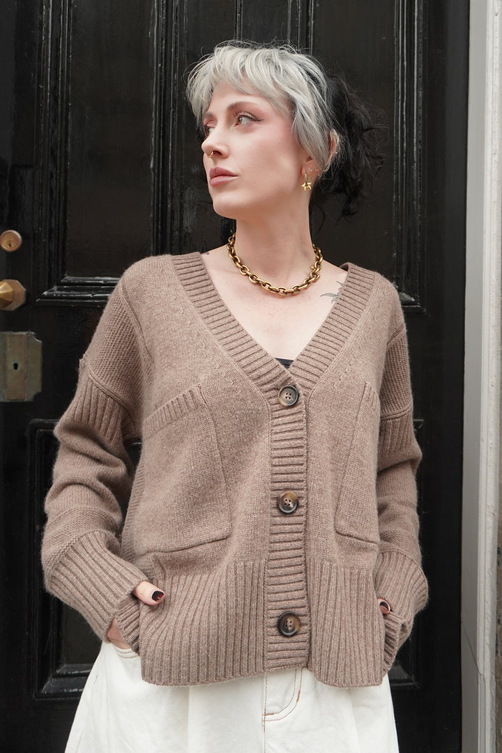 Guernsey Cardigan - Late Autumn