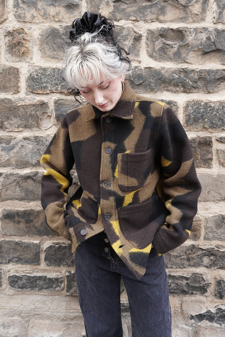 Field Jacket - Camo Swede Camo Fleece