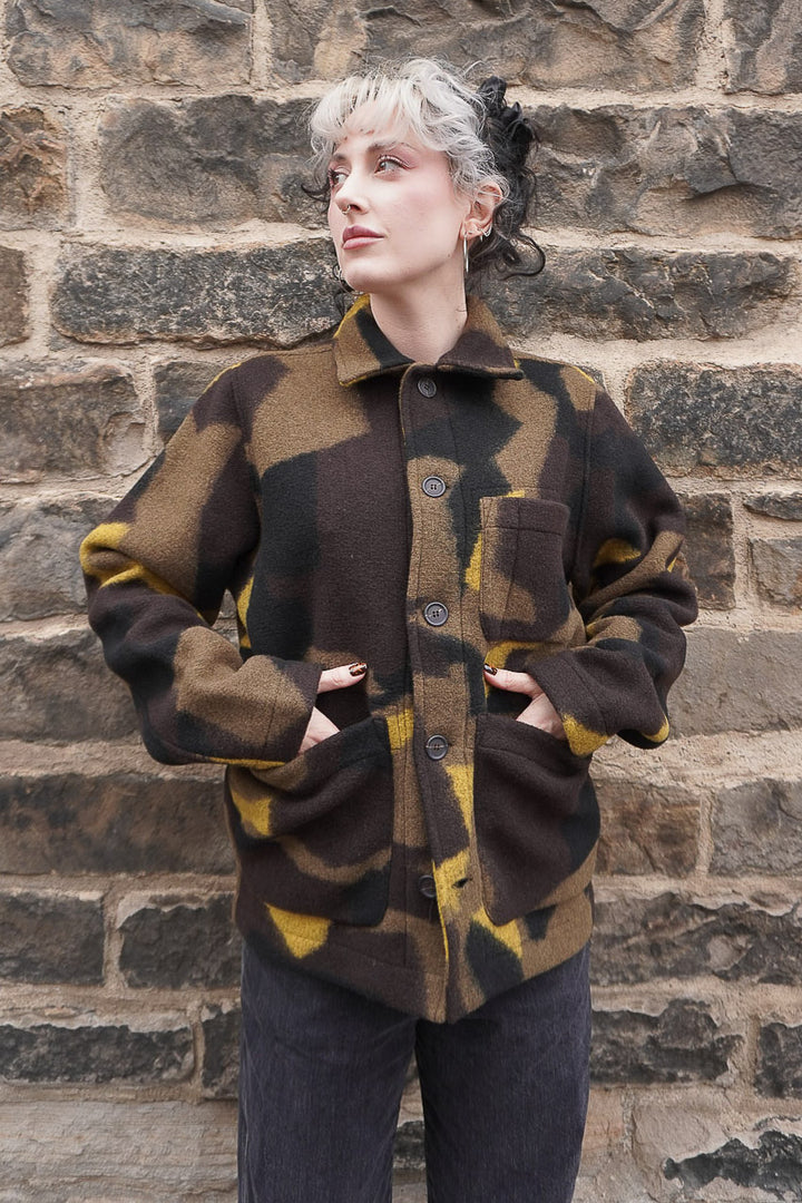 Field Jacket - Camo Swede Camo Fleece