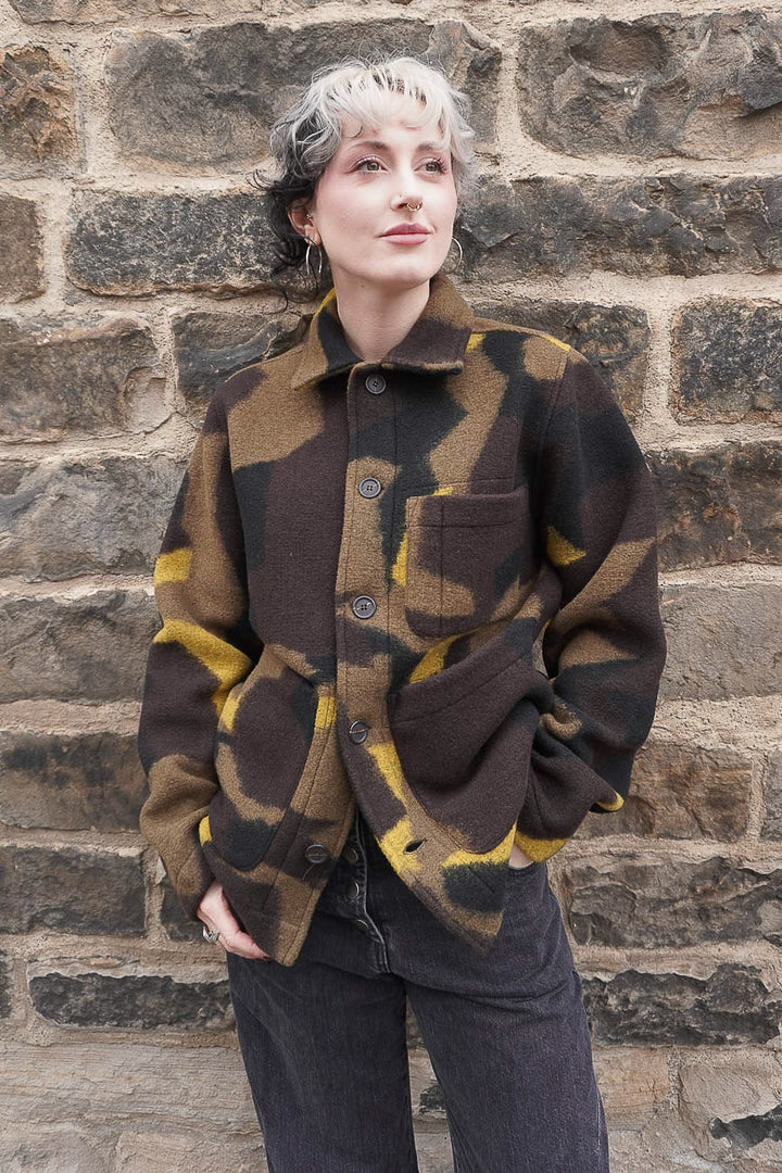 Field Jacket - Camo Swede Camo Fleece