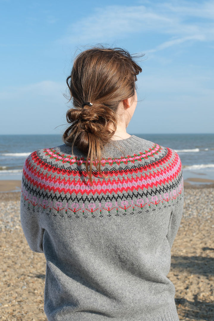 Fairisle Jumper - Flannel Grey