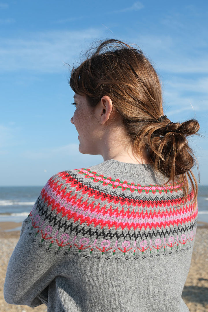 Fairisle Jumper - Flannel Grey