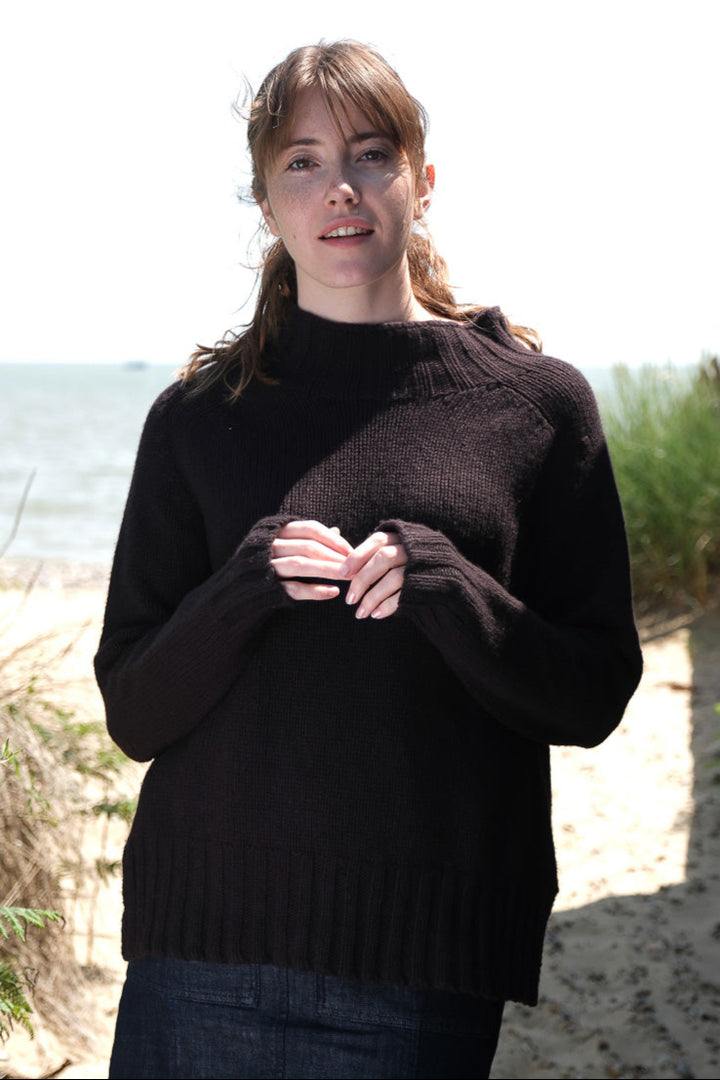 Swing Chunky Sweater - Dark Brown