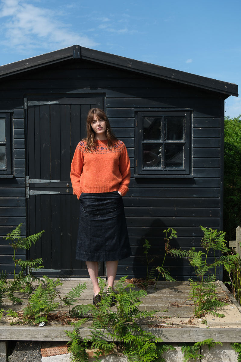 Shaggy Fairisle - Satsuma